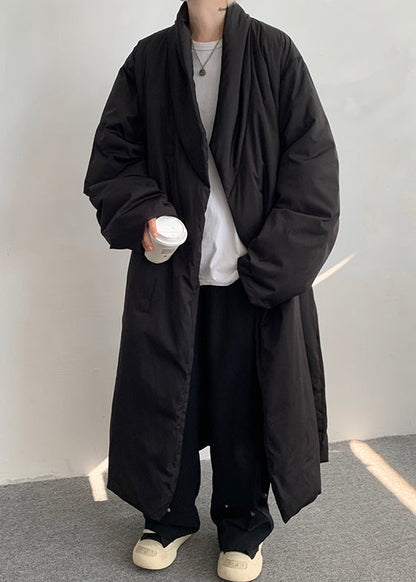 Simple Khaki Pockets Duck Down Down Coat Winter Rj020