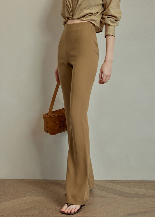 Fit Waist Khaki Spandex Summer Pants Slim High