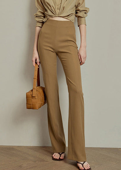 Fit Waist Khaki Spandex Summer Pants Slim High