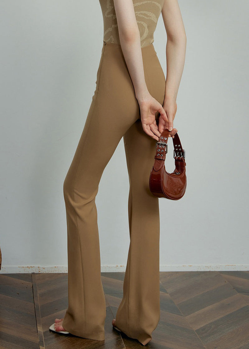 Fit Waist Khaki Spandex Summer Pants Slim High