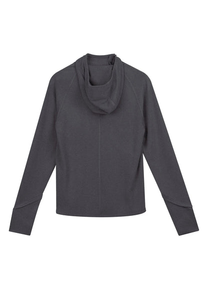 Classic Slit Collar Cotton Sweater