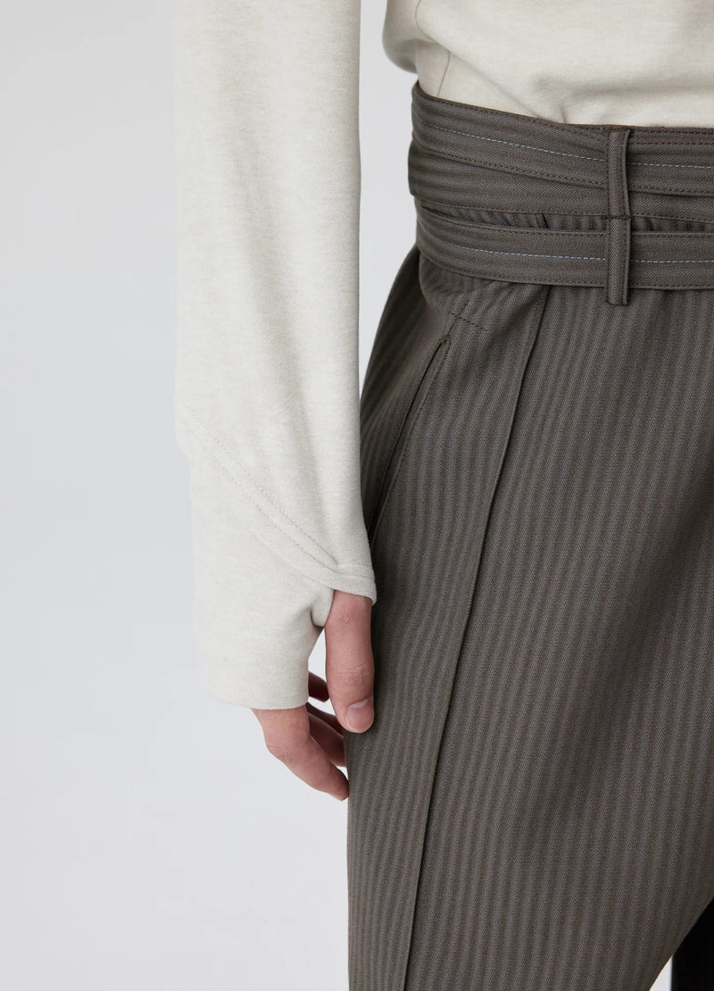 Classic Slit Collar Cotton Sweater