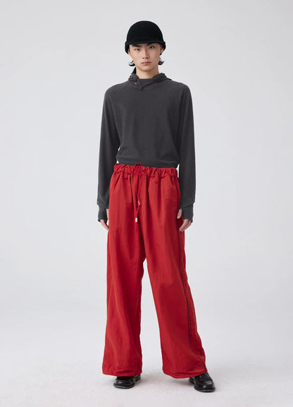 Classic Slit Collar Cotton Sweater