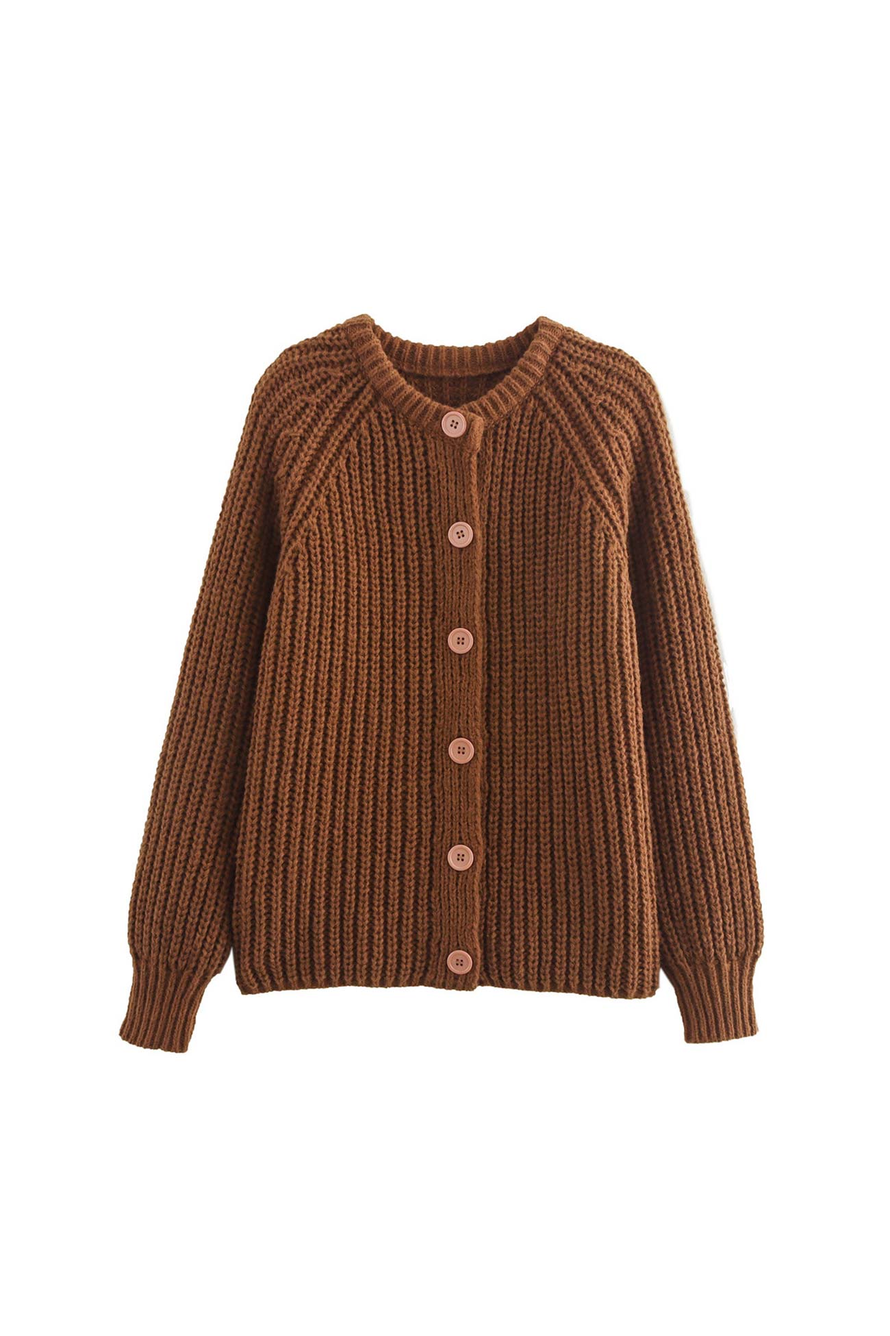 Color Botton Down Cardigan