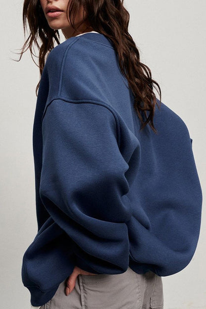 Crew Neck Oversize Sweatshirt