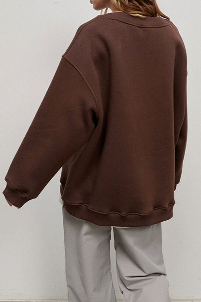 Crew Neck Oversize Sweatshirt