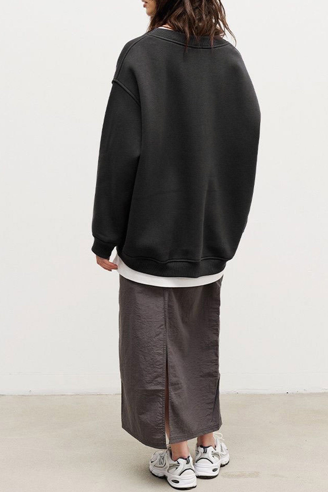 Crew Neck Oversize Sweatshirt