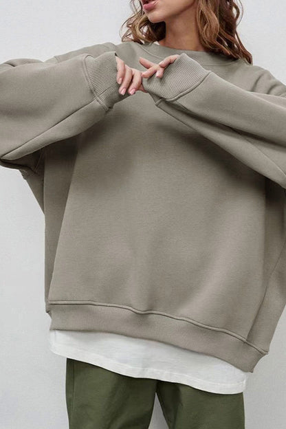 Crew Neck Oversize Sweatshirt