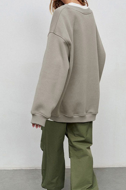 Crew Neck Oversize Sweatshirt