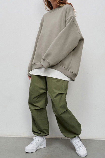 Crew Neck Oversize Sweatshirt