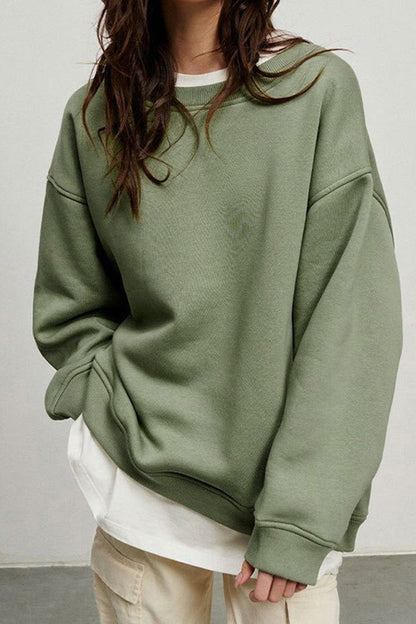 Crew Neck Oversize Sweatshirt