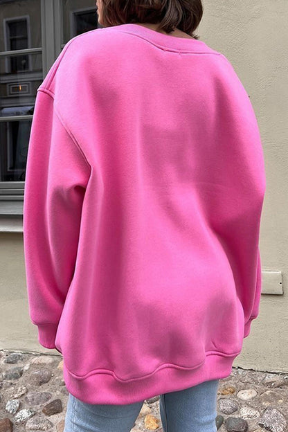 Crew Neck Oversize Sweatshirt