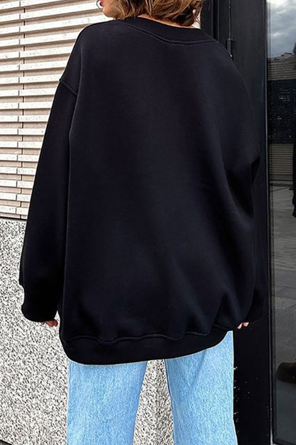 Crew Neck Oversize Sweatshirt