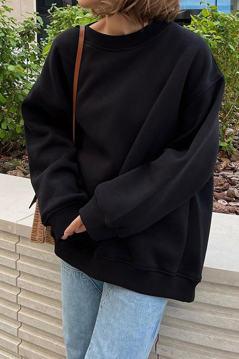 Crew Neck Oversize Sweatshirt