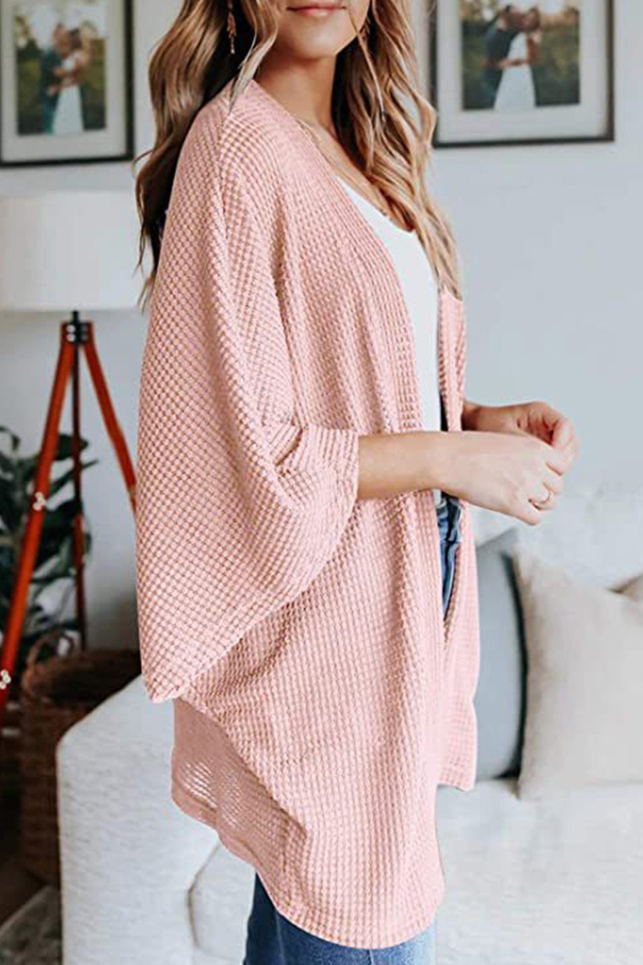 Half Sleeve Wrap Cardigan