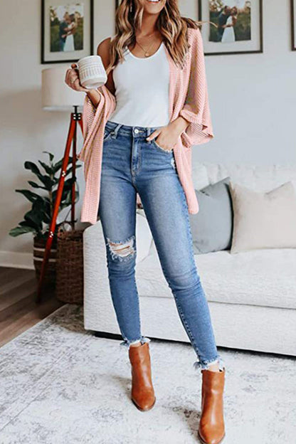 Half Sleeve Wrap Cardigan