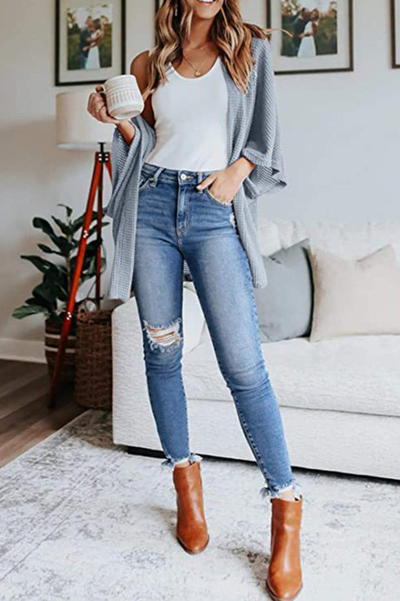 Half Sleeve Wrap Cardigan