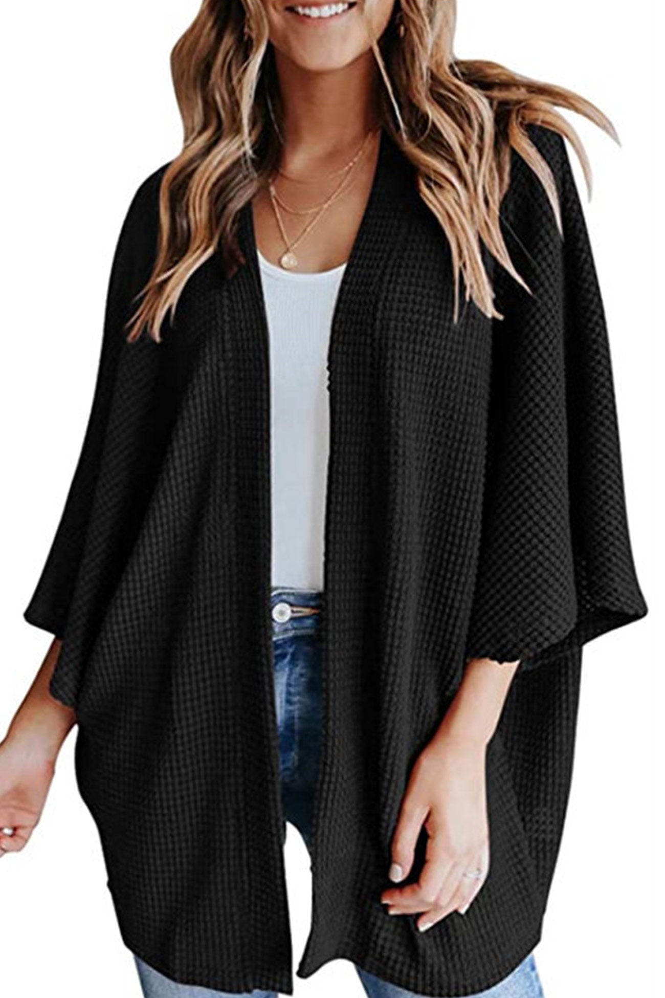 Half Sleeve Wrap Cardigan