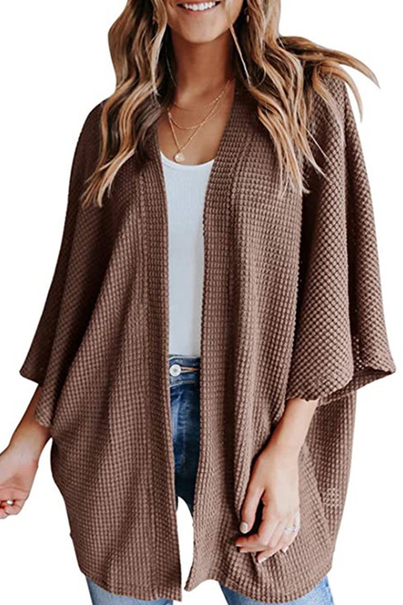 Half Sleeve Wrap Cardigan
