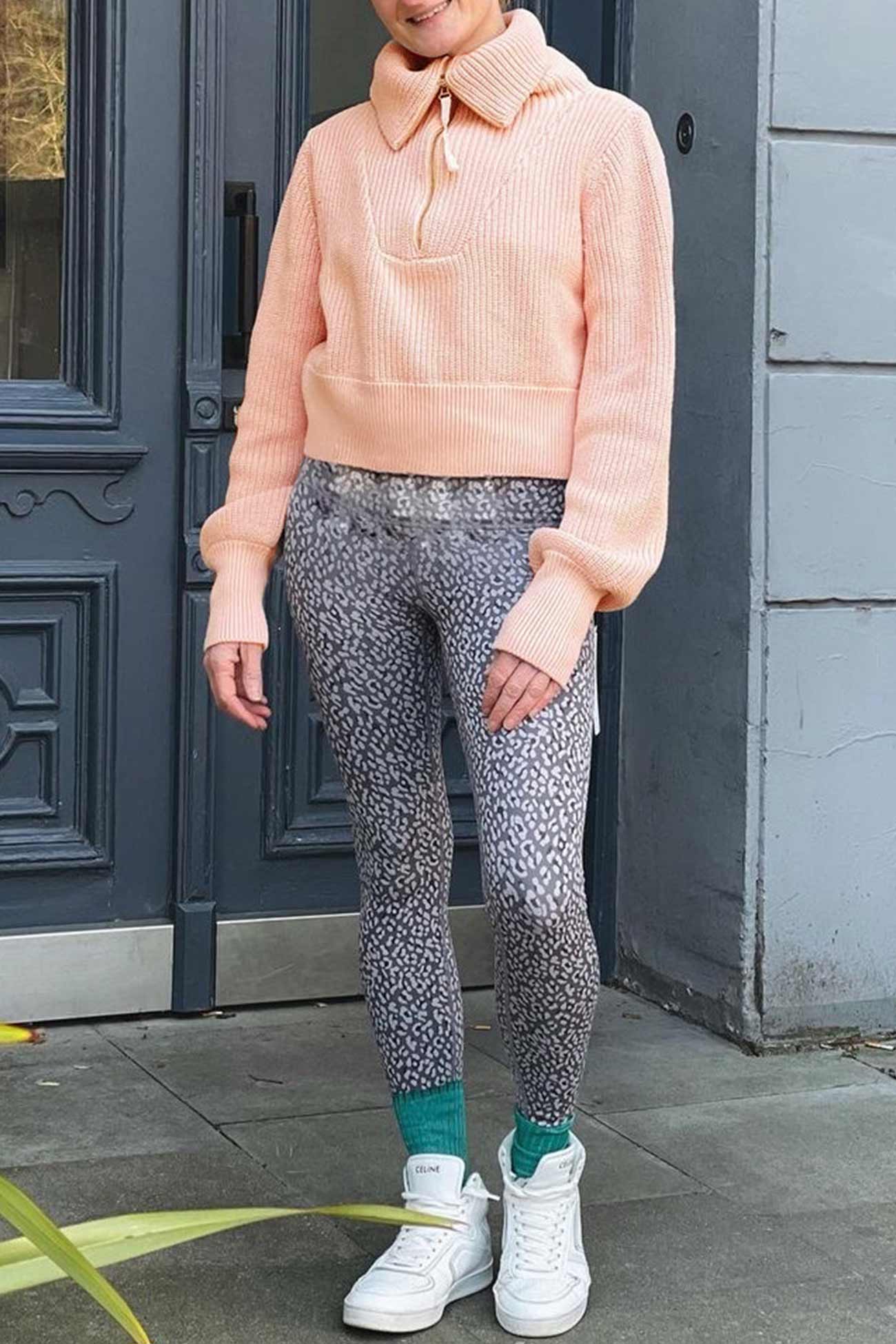 Lapel Zipper Sweater