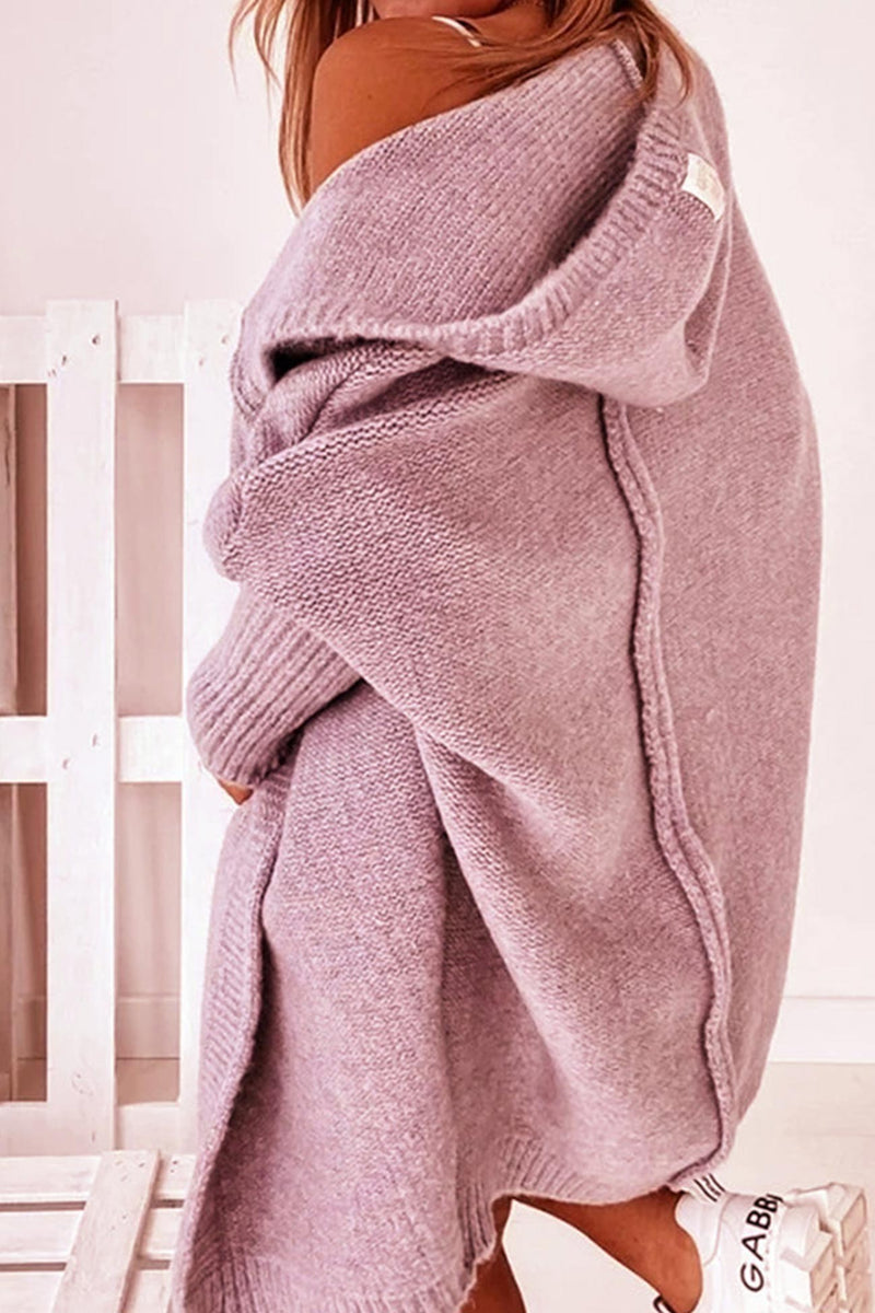 Open Front Hoodie Cardigan