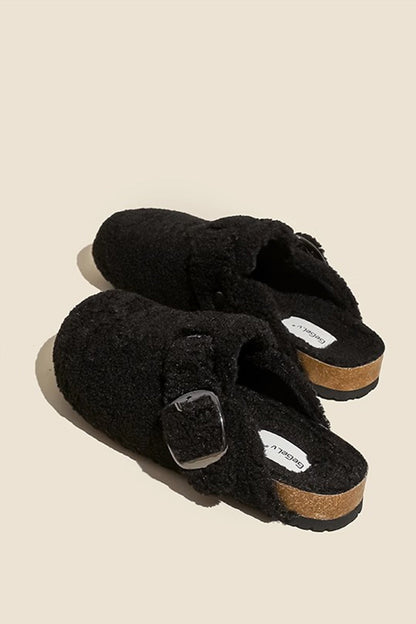 Plush Slip-on Flats