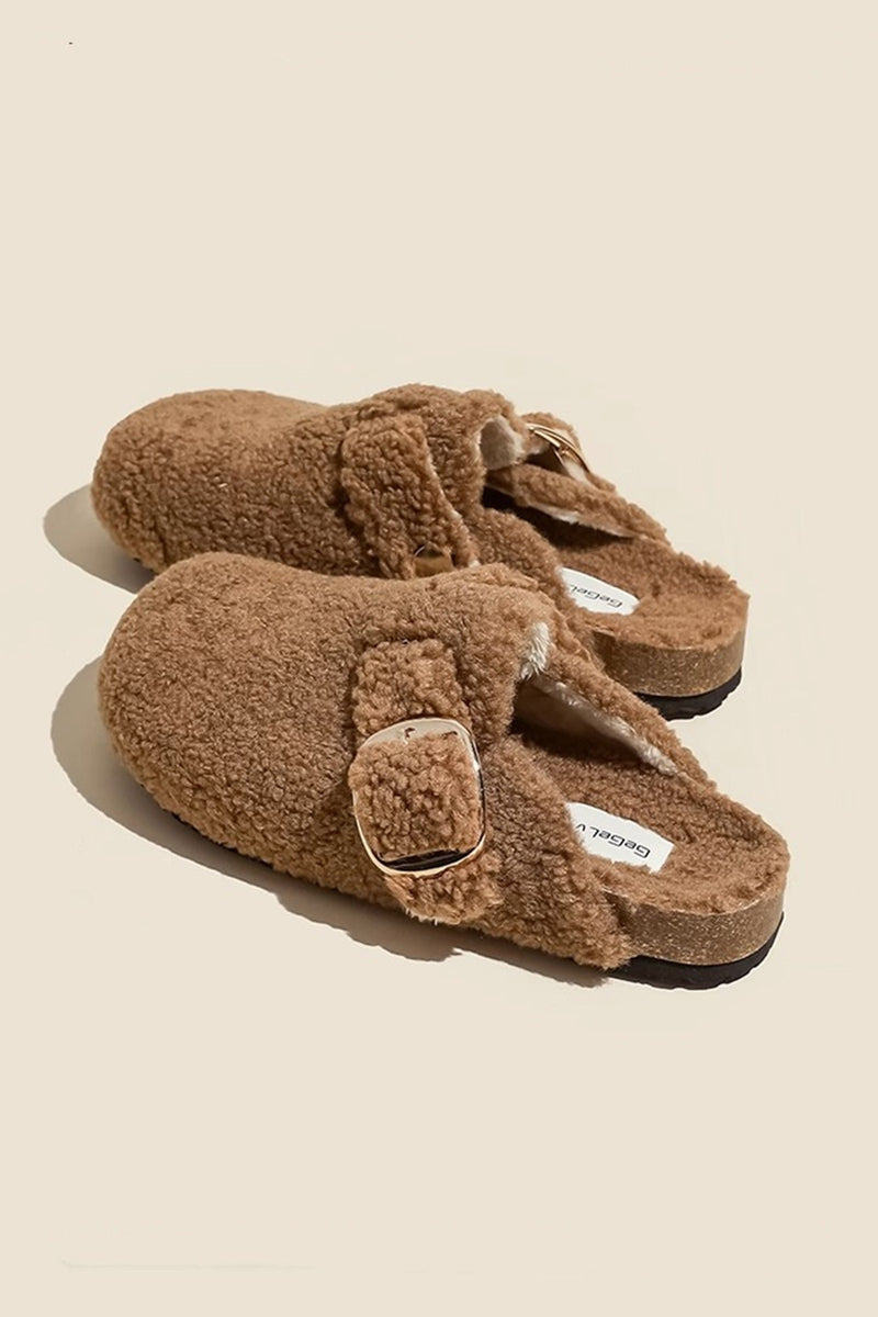 Plush Slip-on Flats