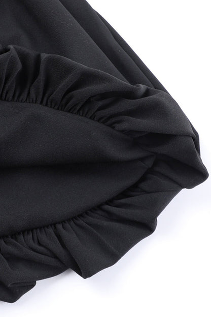 Square Neck Corset Tutu Mini Dress
