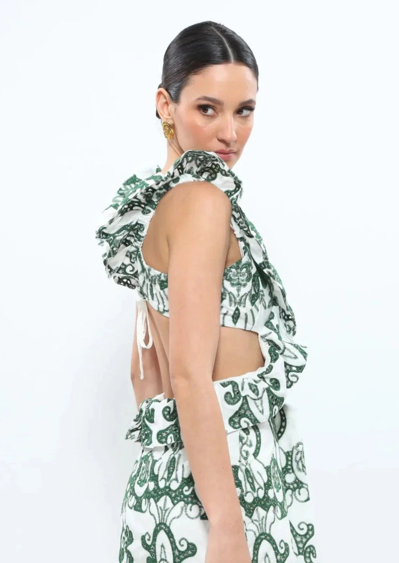 Haven | Ruffled Maxi Dress