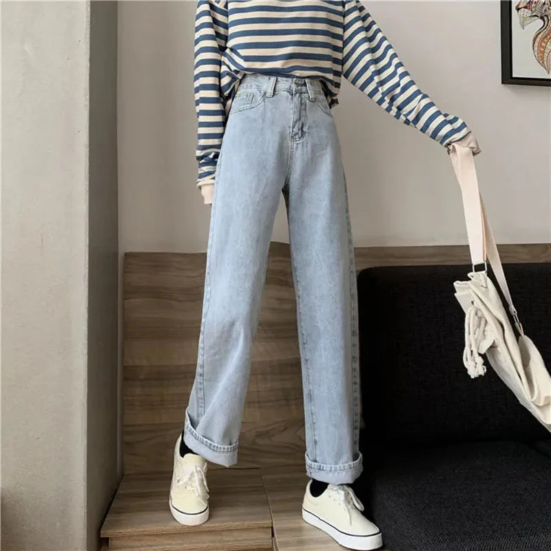 Classic Pants With All-match Button Pocket Design