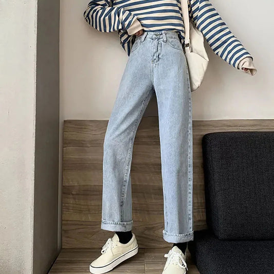 Classic Pants With All-match Button Pocket Design
