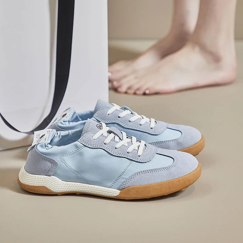 Spring Autumn New Running Sneakers Flat Breathable Student Female Walking Shoes Light Weight Trainers