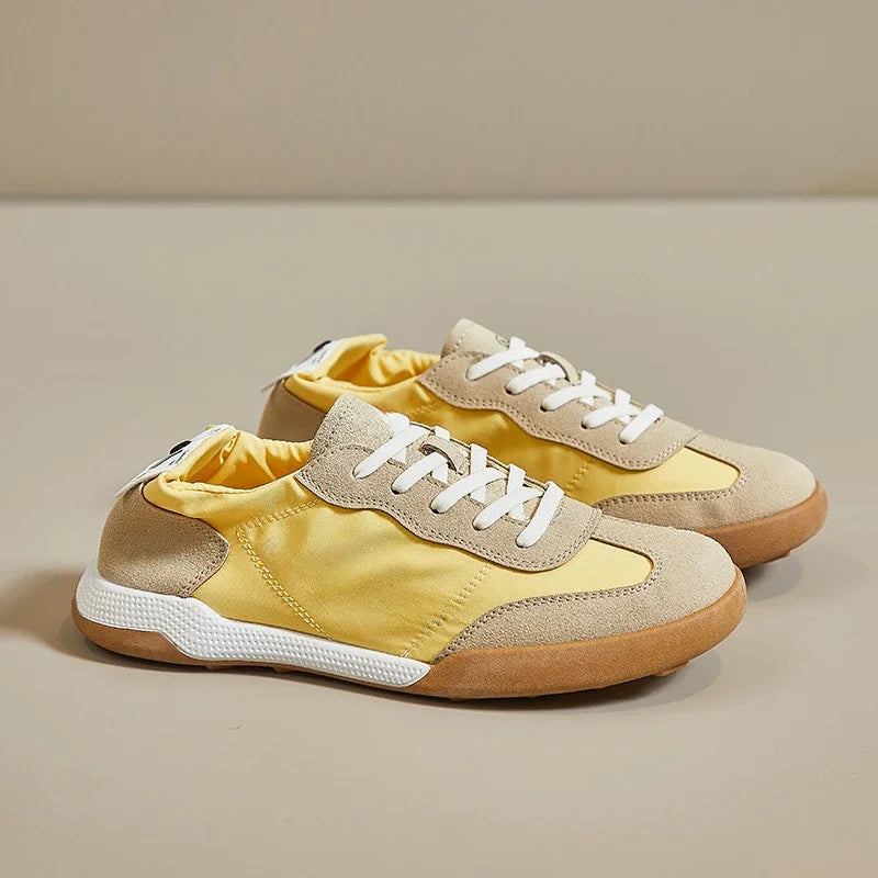 Spring Autumn New Running Sneakers Flat Breathable Student Female Walking Shoes Light Weight Trainers