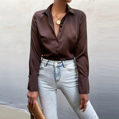 Office Satin Blouse