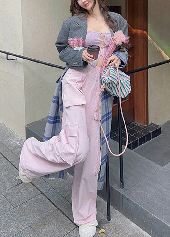 Spring New Original Design Lazy Style Long Woolen Coat Ww1012
