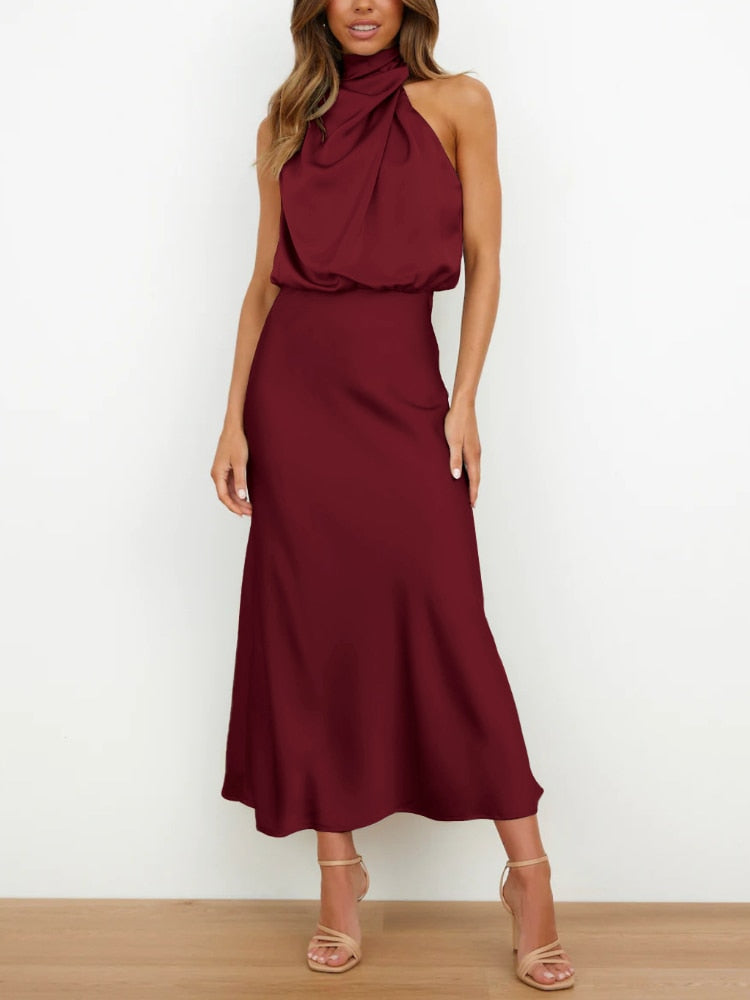 Sleeveless Off Shoulder Bodycon Maxi Dresses Wedding