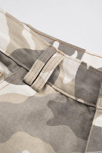 Snow Camo Baggy Pants