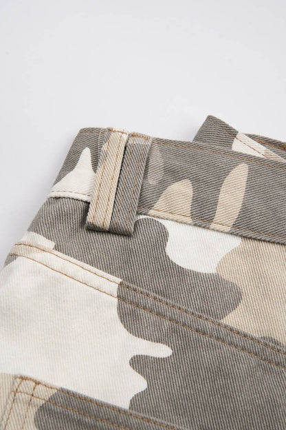 Snow Camo Baggy Pants