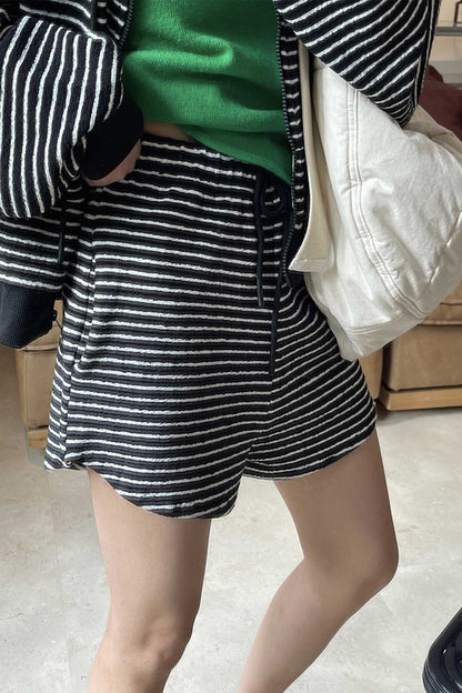Striped Loose Shorts