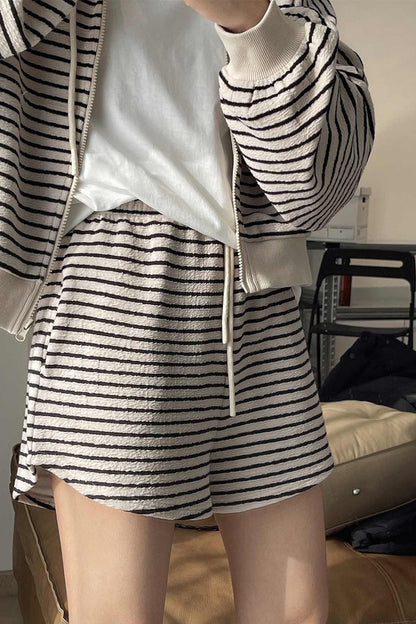 Striped Loose Shorts