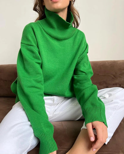 Thickened Knitwear Loose Turtleneck Warm Pullover Sweater