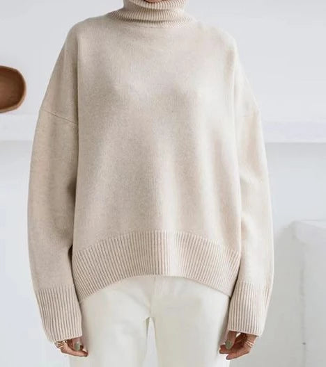Thickened Knitwear Loose Turtleneck Warm Pullover Sweater
