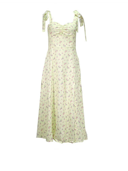 Summer Backless Slip Dress Midi Dress