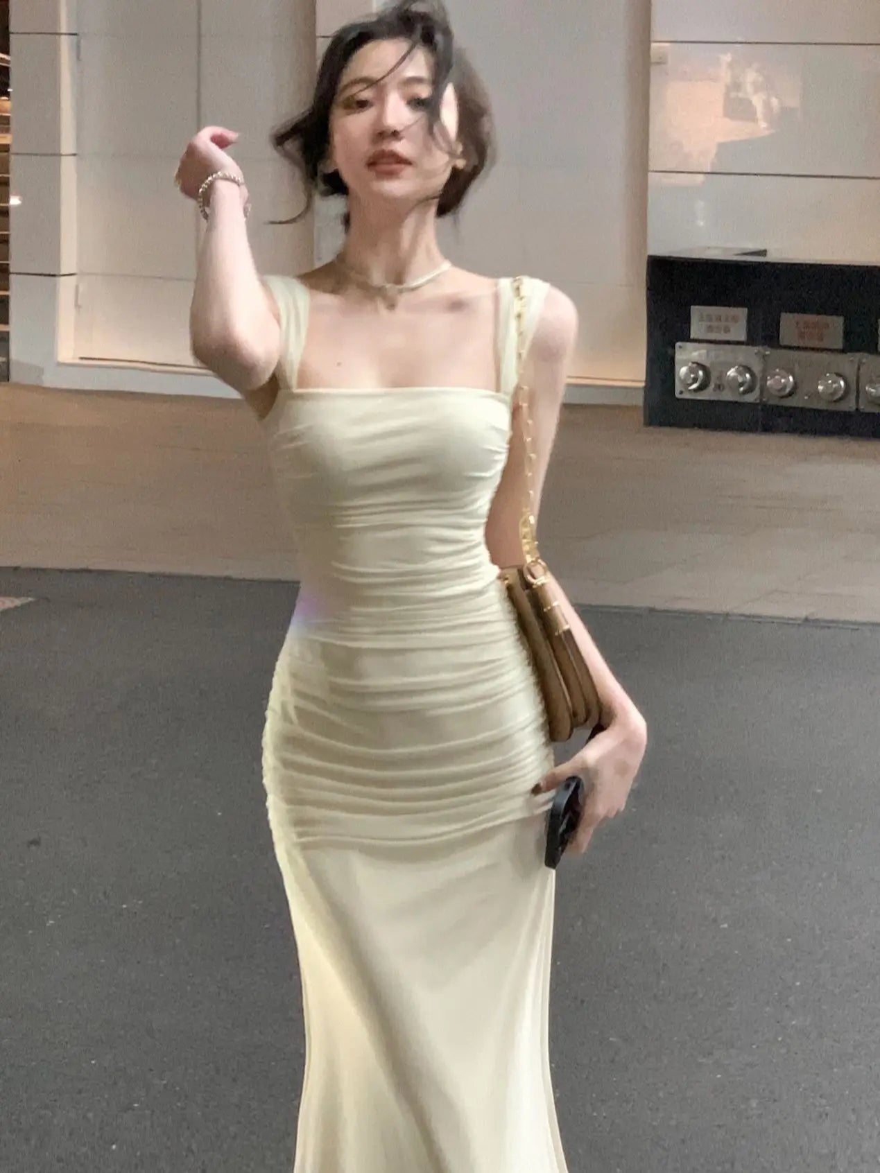 Summer New Bodycon One Piece Midi Dress