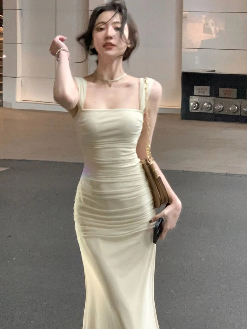 Summer New Bodycon One Piece Midi Dress