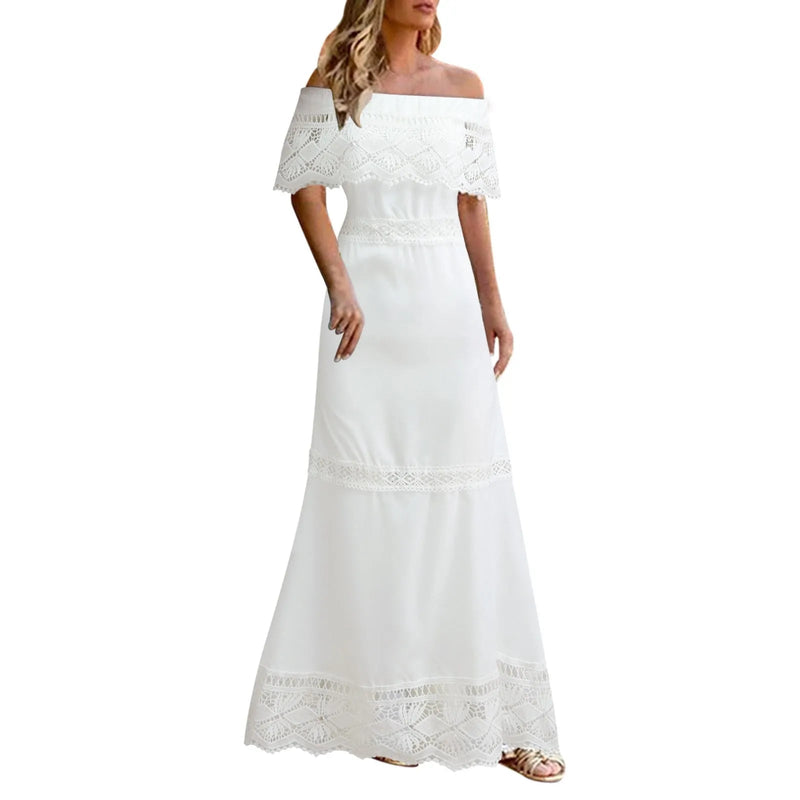 Summer Sleeveless Spaghetti Strap Color Square Neck Beach Sun High Low Tiered Smocked Maxi Dress