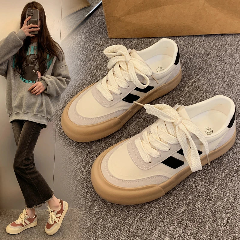 Summer Stylish Jogging Skate Sneakers Tennis Low Top Walking Flats Comfortable Skate Non Slip Shoes