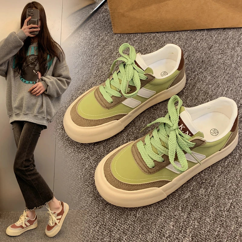 Summer Stylish Jogging Skate Sneakers Tennis Low Top Walking Flats Comfortable Skate Non Slip Shoes