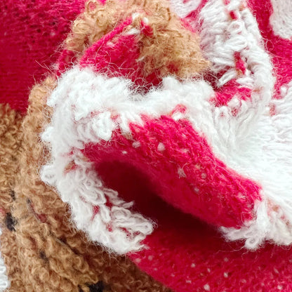 Thickened Raglan Sleeve Elk Christmas Tree Sweater