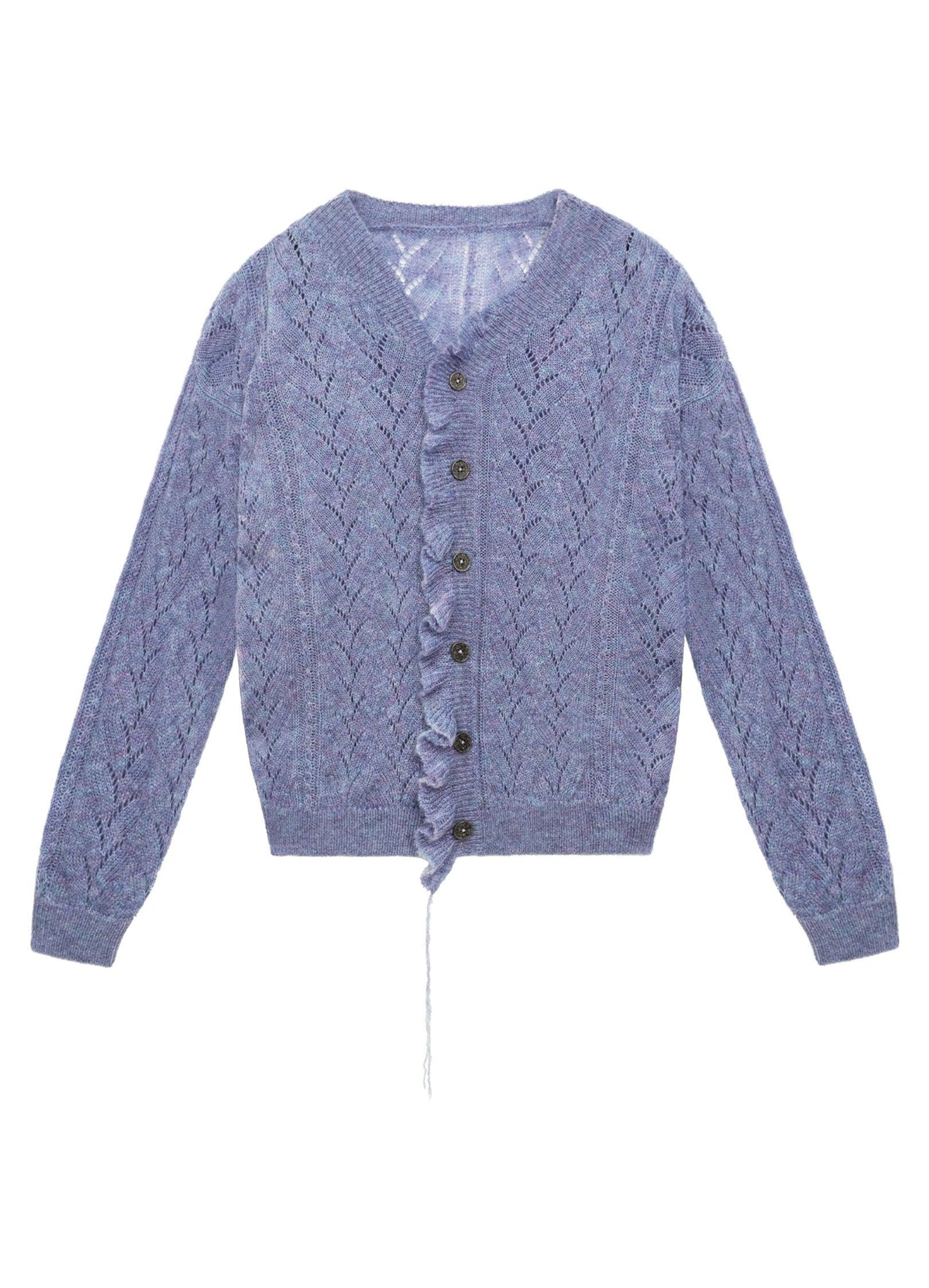 Cozy Botanical Knit Cardigan